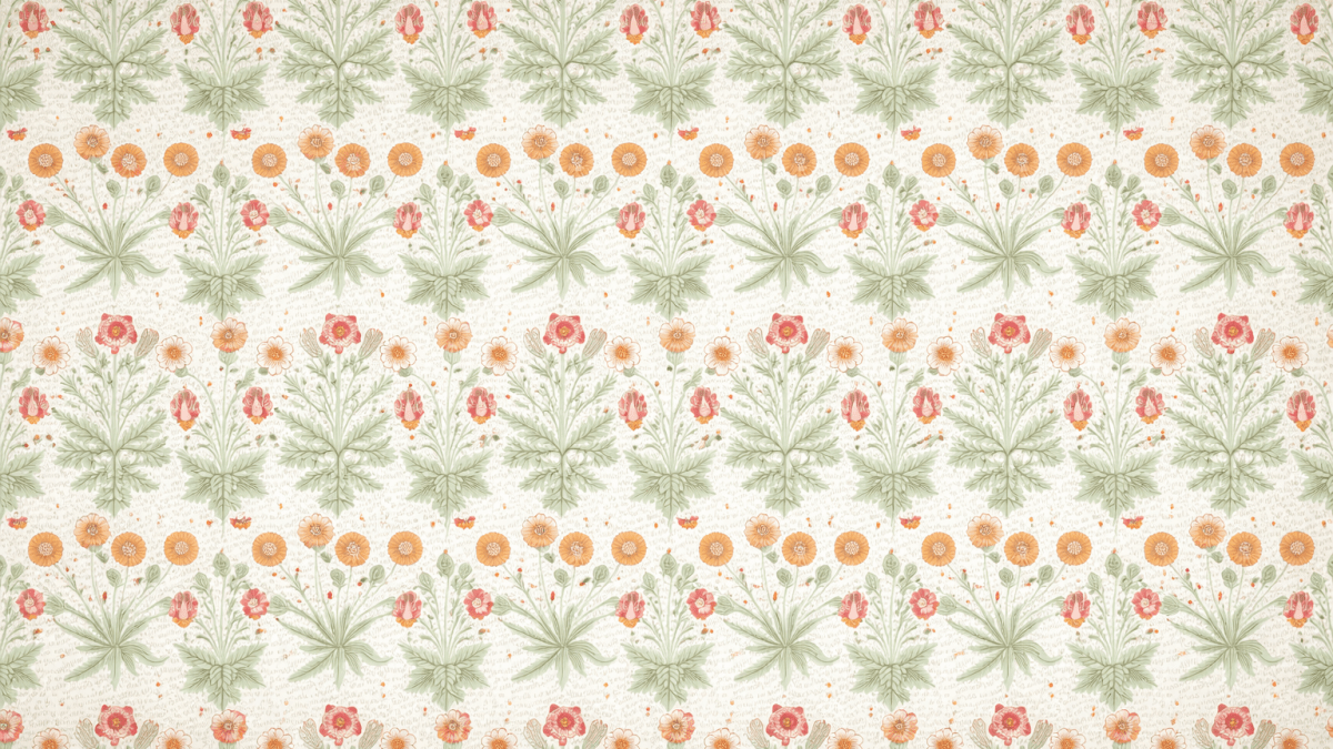 William Morris Lattice Flora Discovery