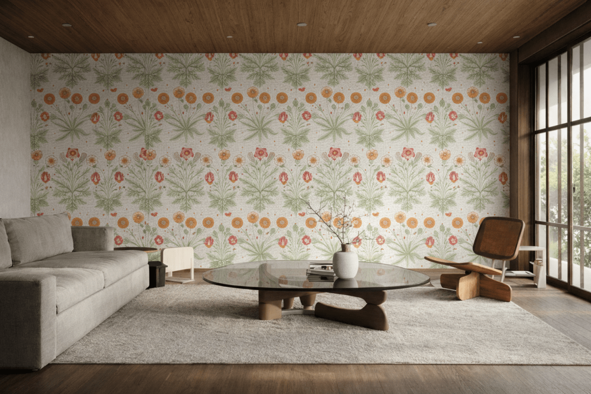 William Morris Lattice Flora Discovery