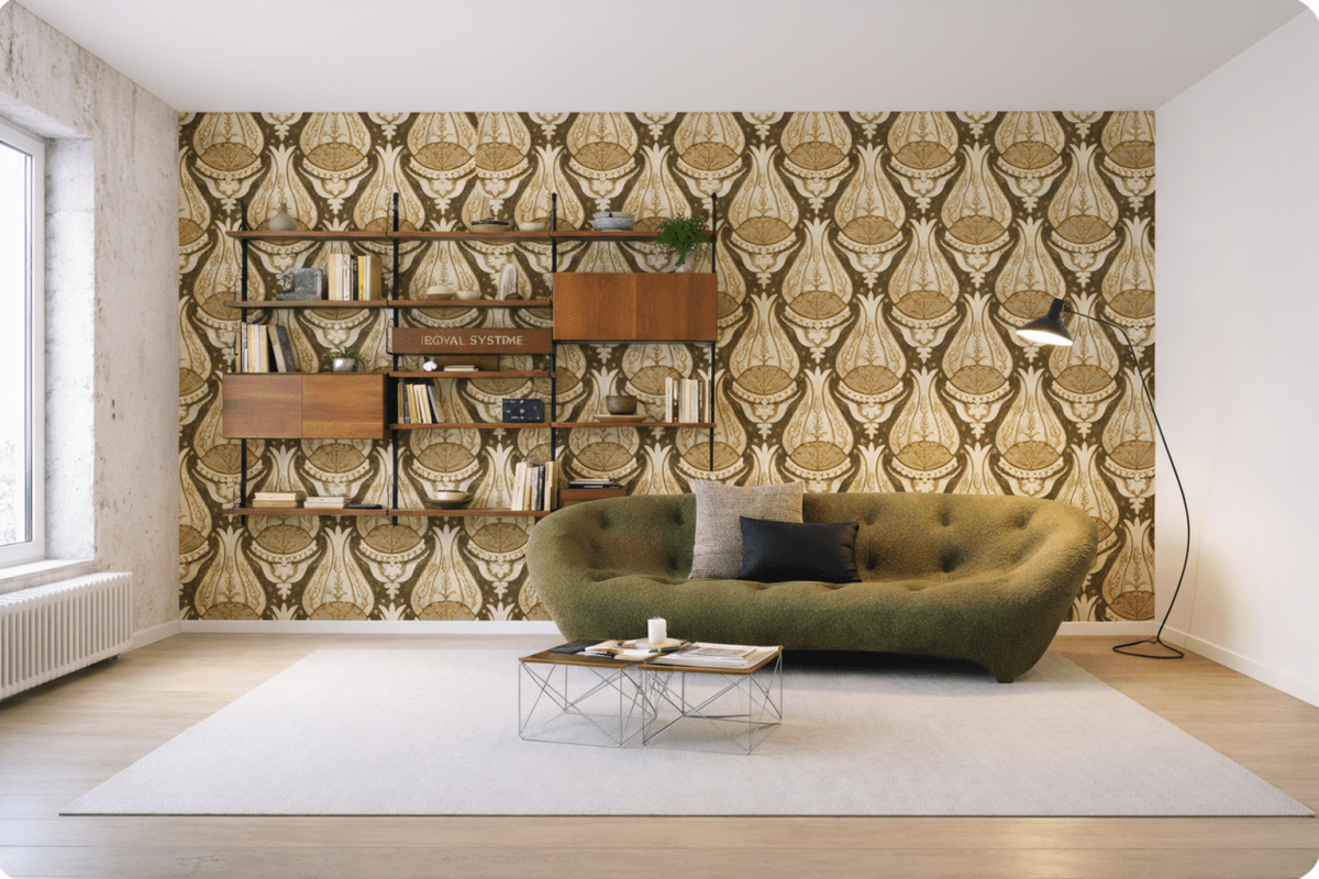 William Morris Quartz Petal Display