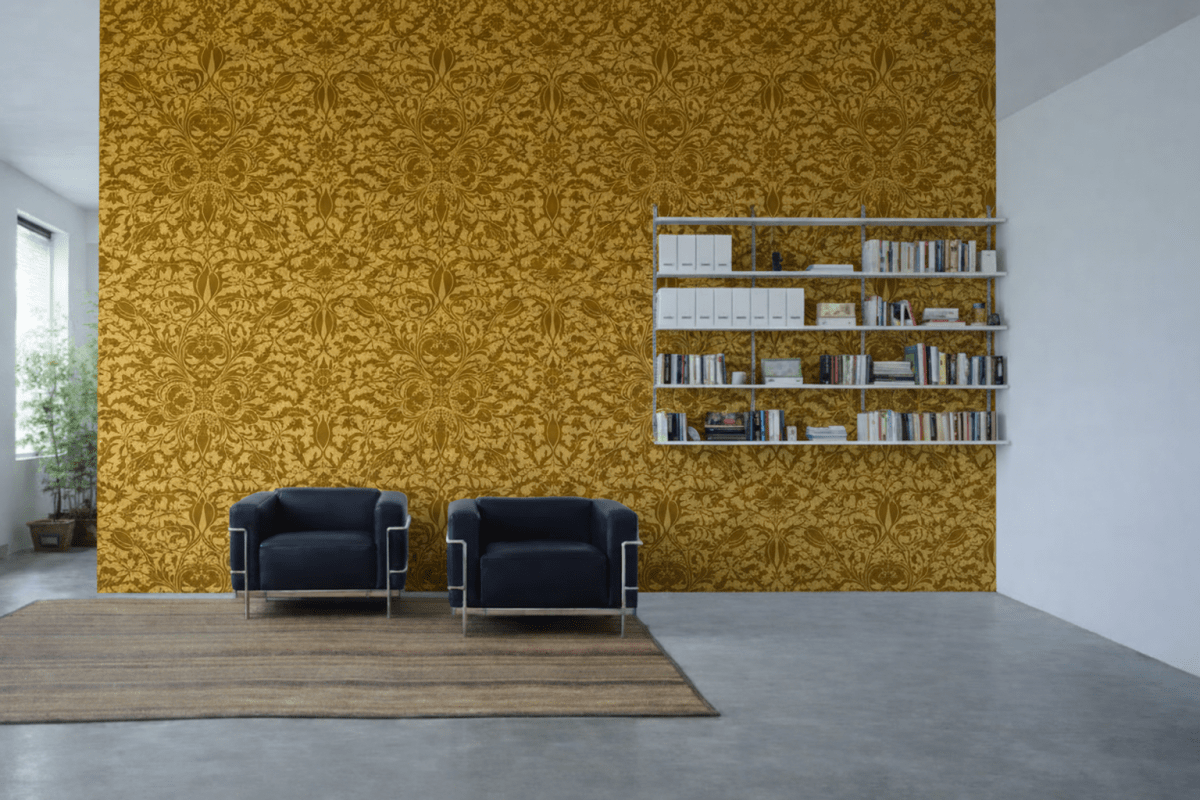 William Morris Amber Flourish