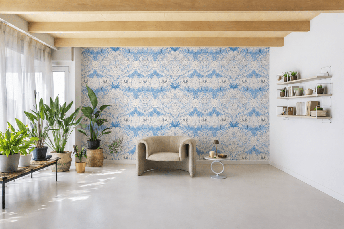 William Morris Frosted Floral Echo