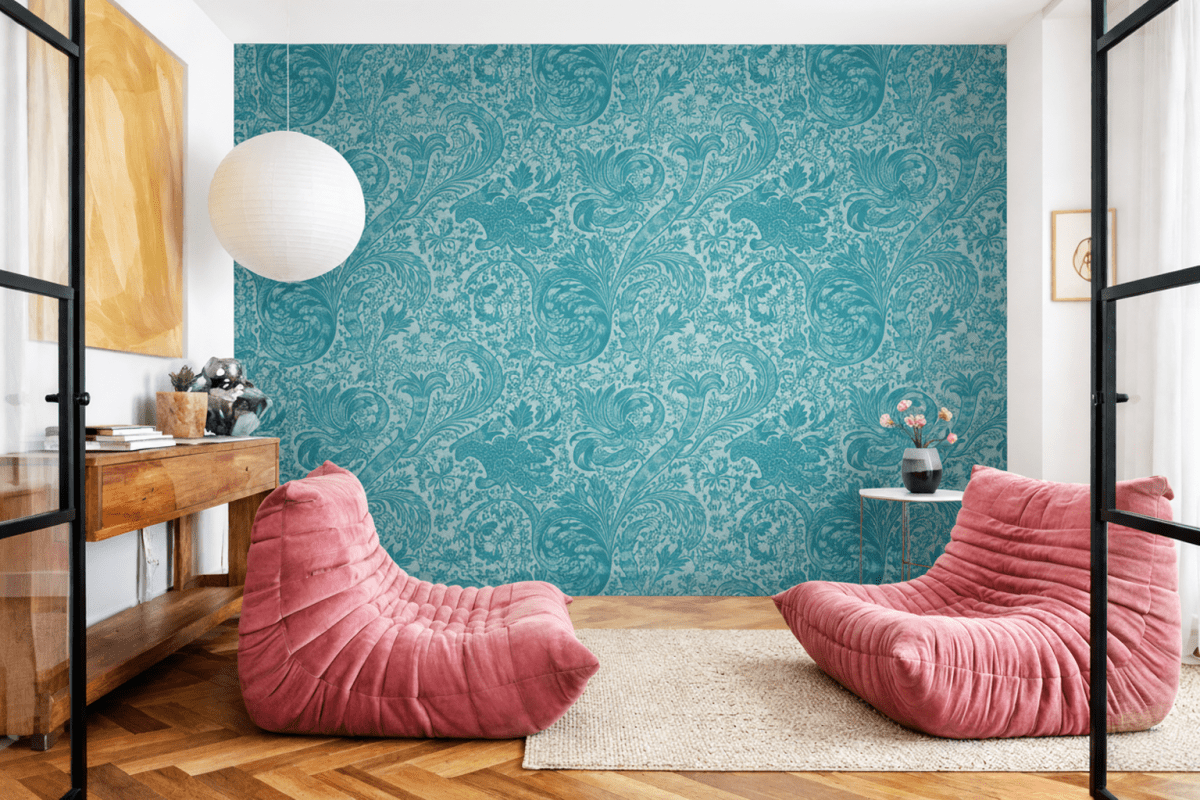 William Morris Azure Swirl Symphony