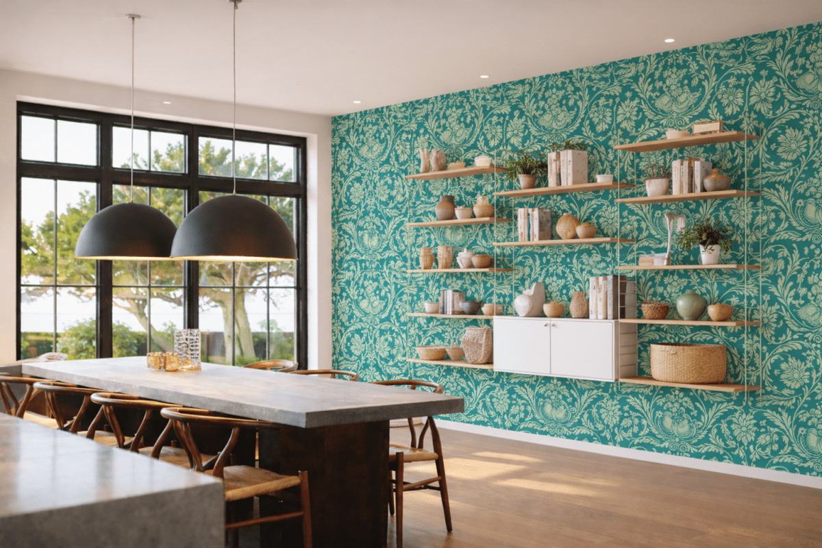 William Morris Turquoise Jardin