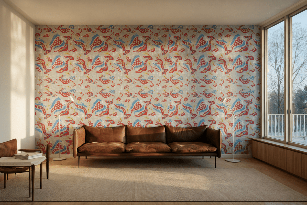 William Morris Whimsical Sea Creatures