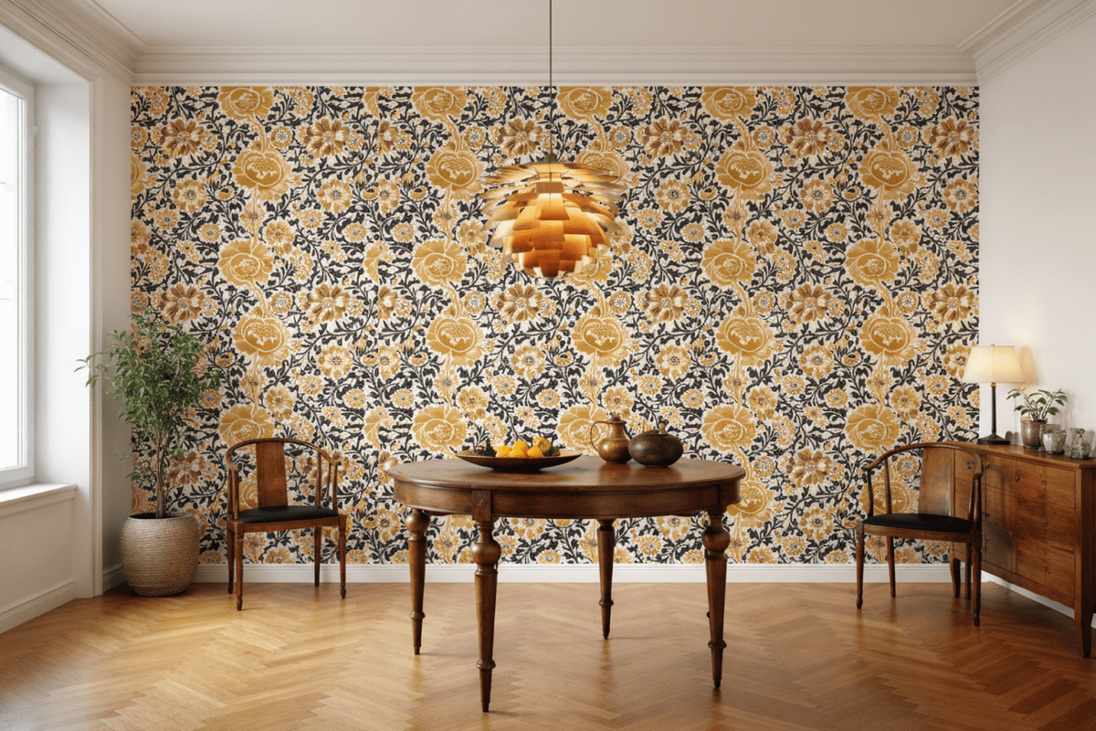 William Morris Gilded Blossom Trail