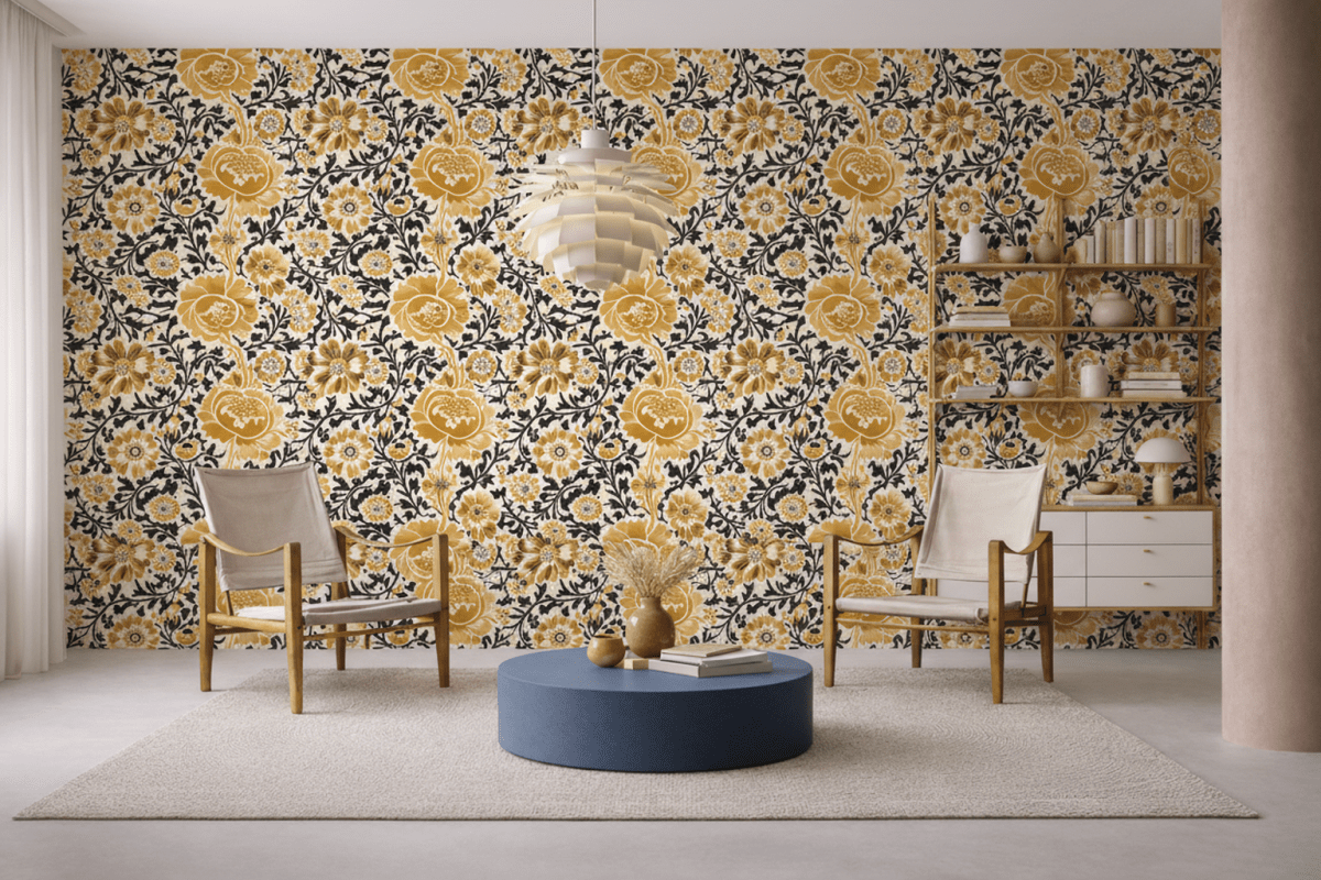William Morris Gilded Blossom Trail