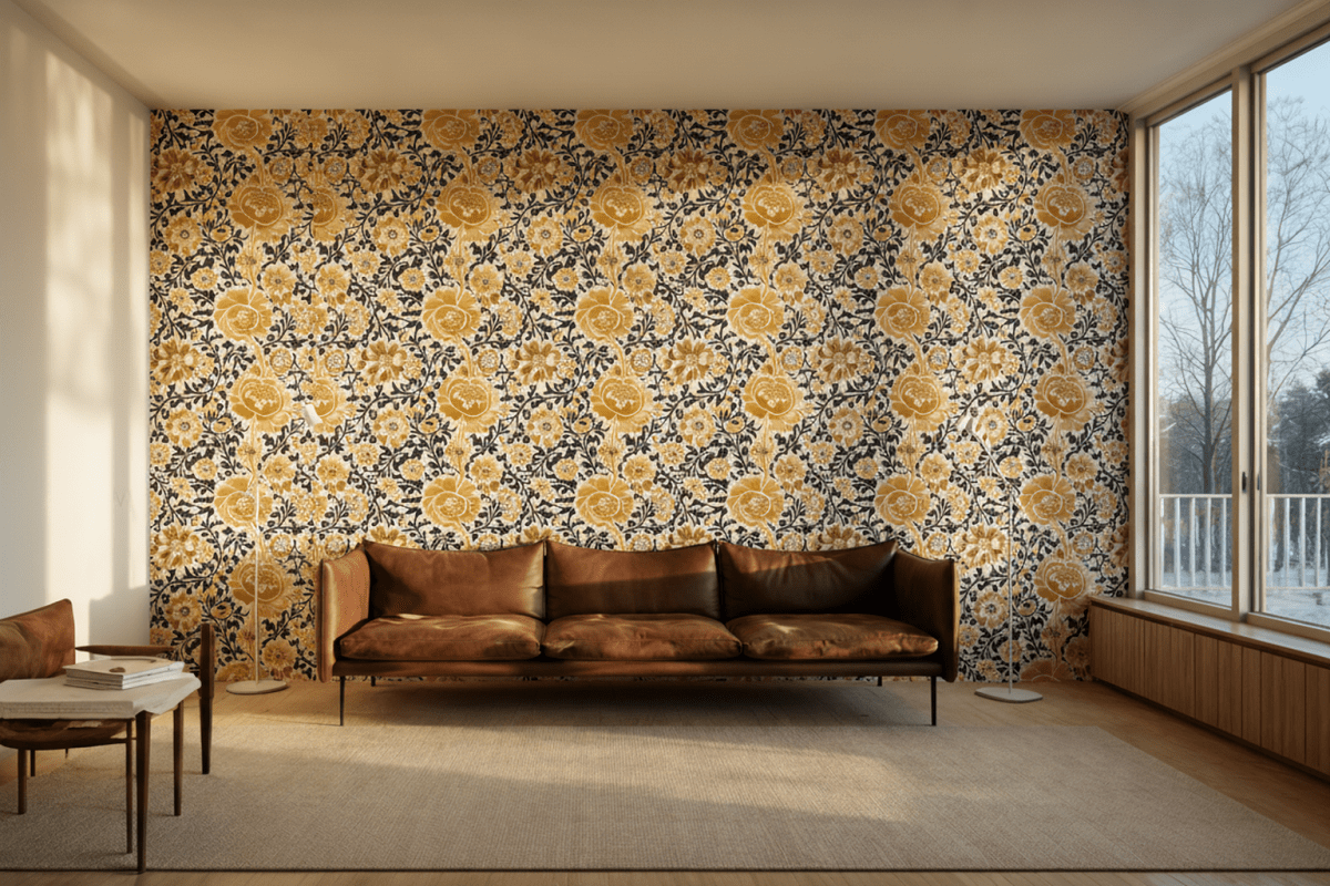 William Morris Gilded Blossom Trail