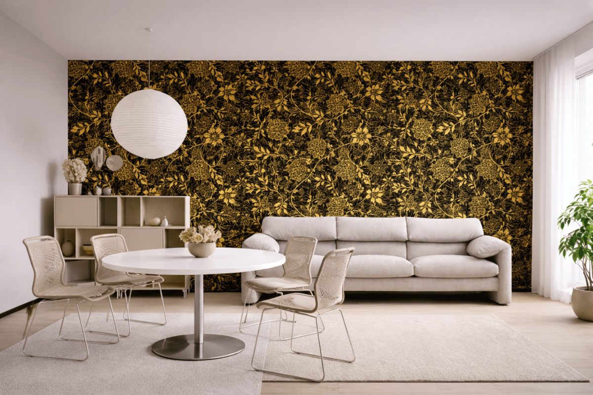 William Morris Gilded Vines Motif