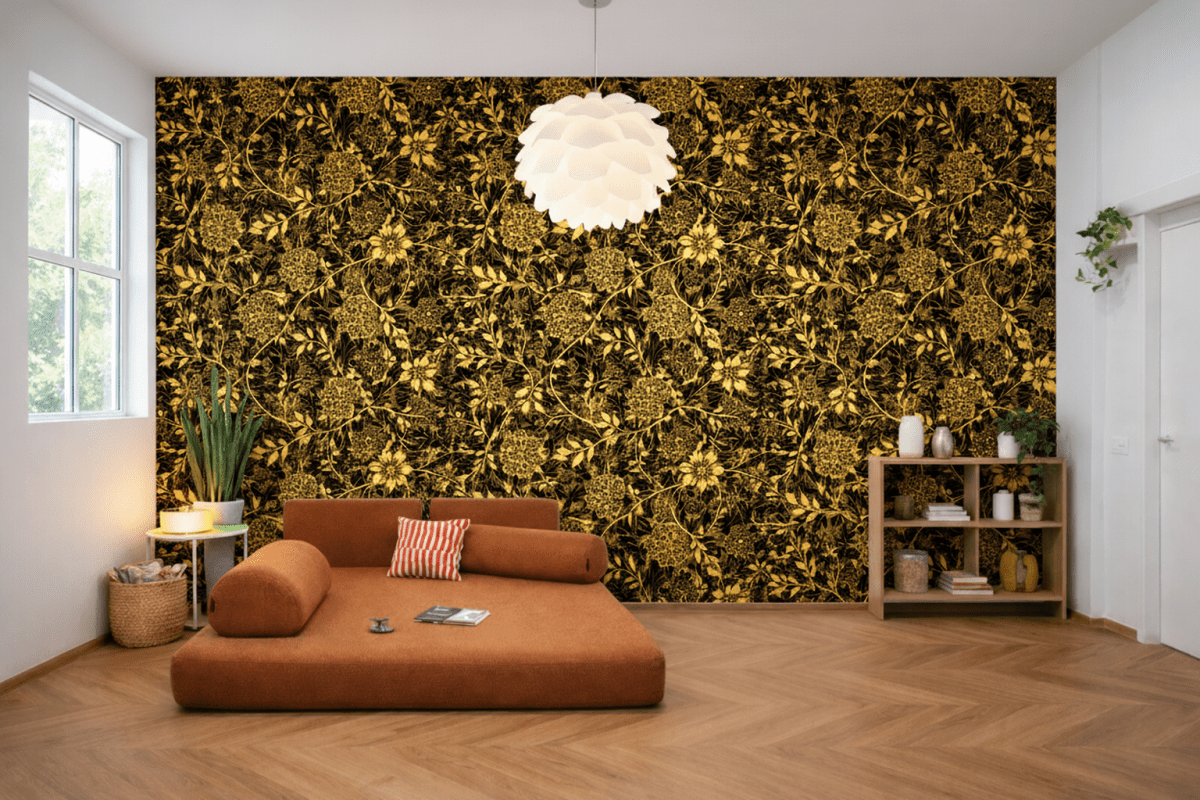 William Morris Gilded Vines Motif