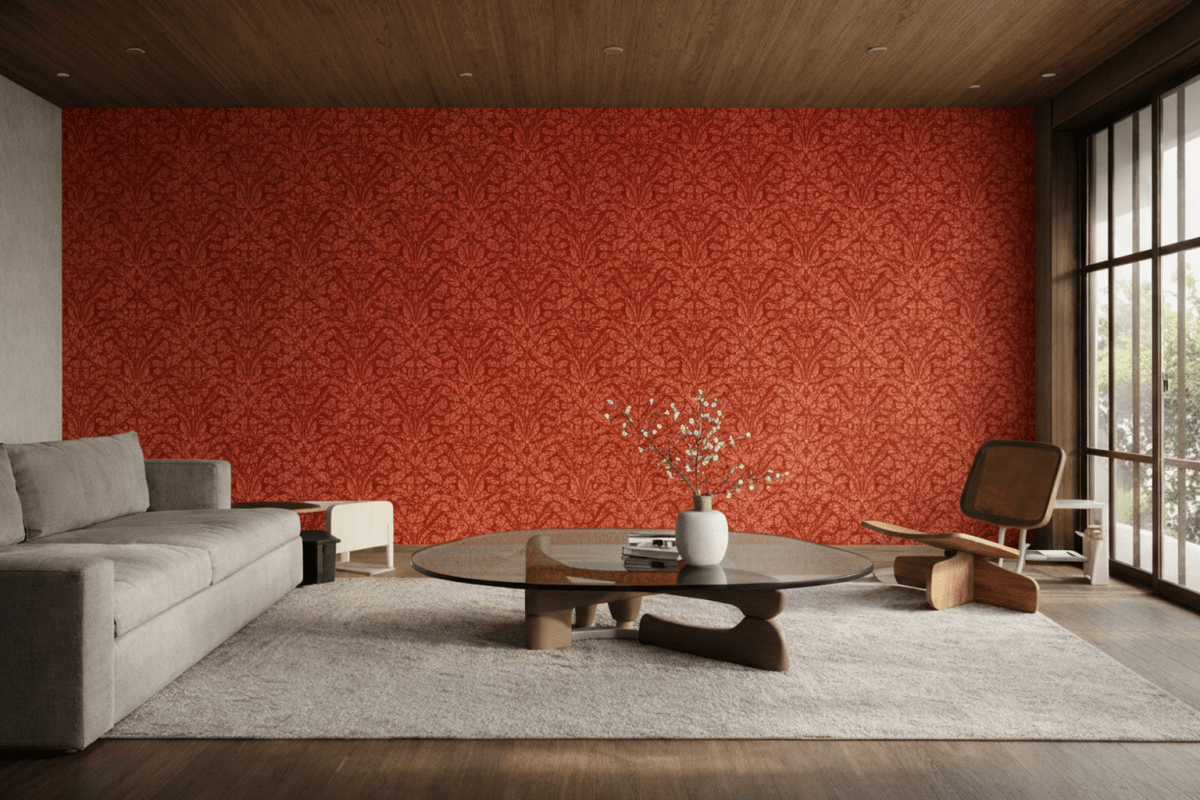 William Morris Rich Embers Flora