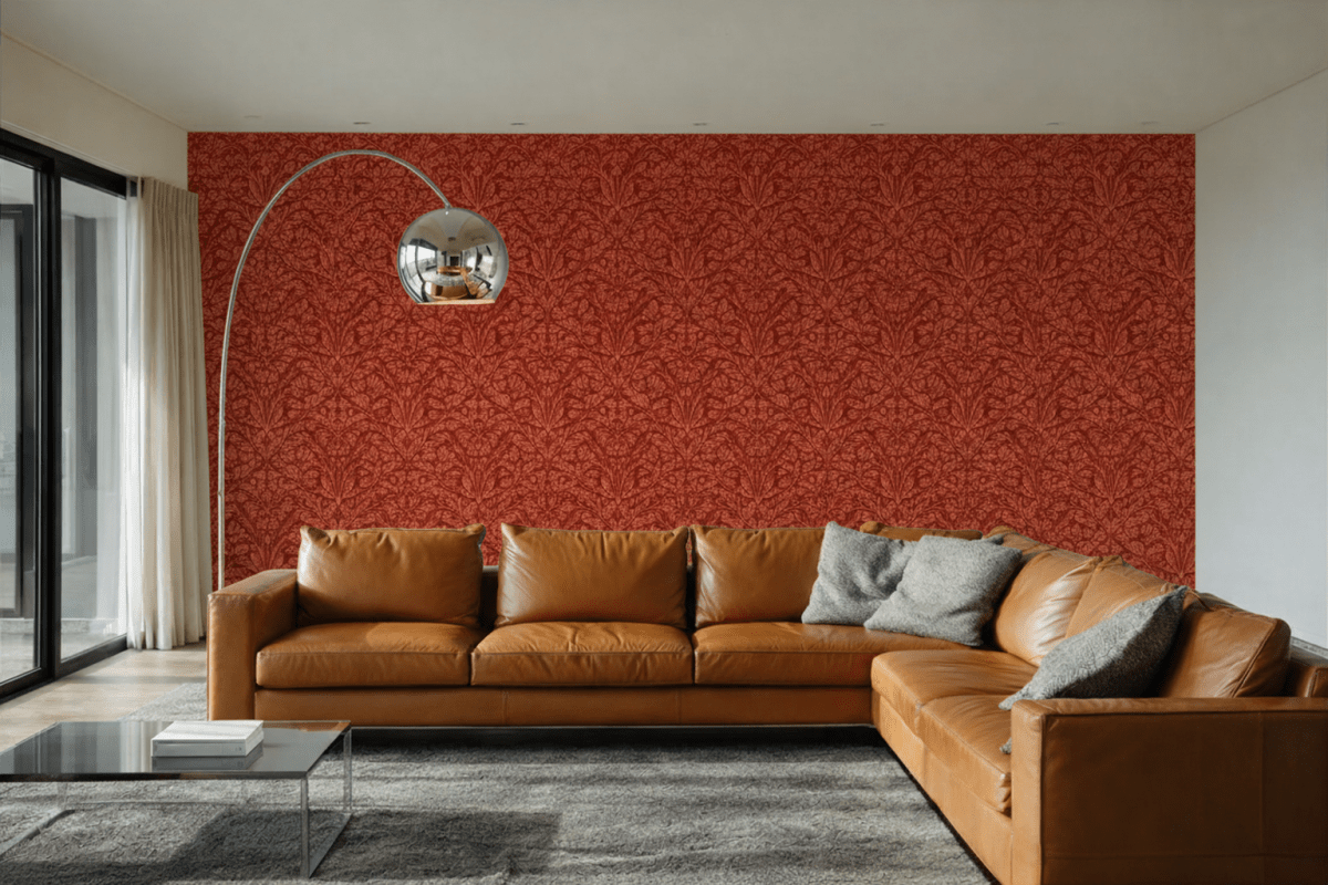 William Morris Rich Embers Flora