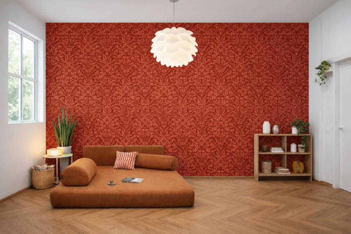 William Morris Rich Embers Flora