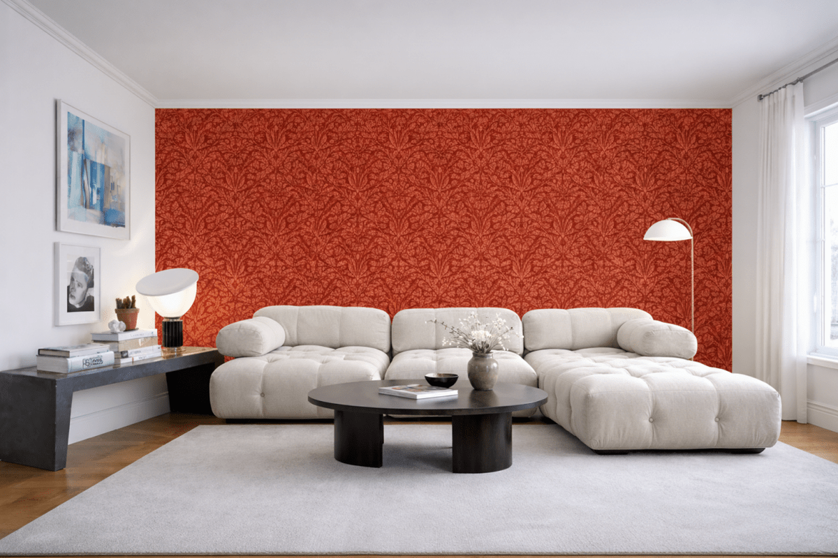 William Morris Rich Embers Flora