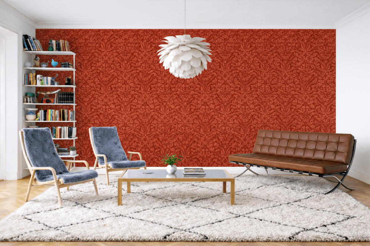 William Morris Rich Embers Flora