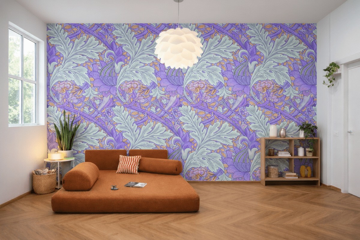 William Morris Orchid Vines