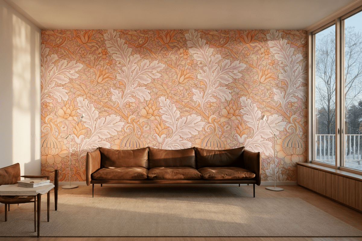 William Morris Ornate Blossom Veil