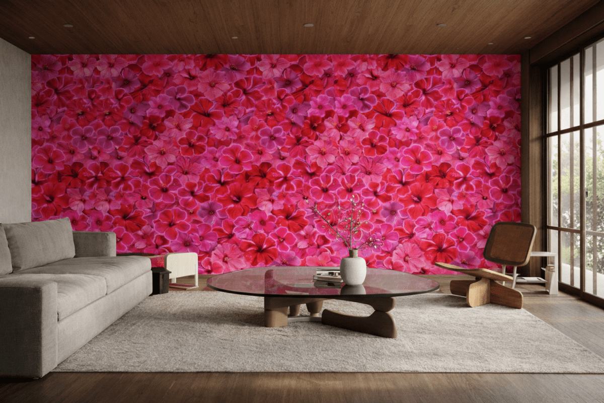 Saffron Petal Tapestry