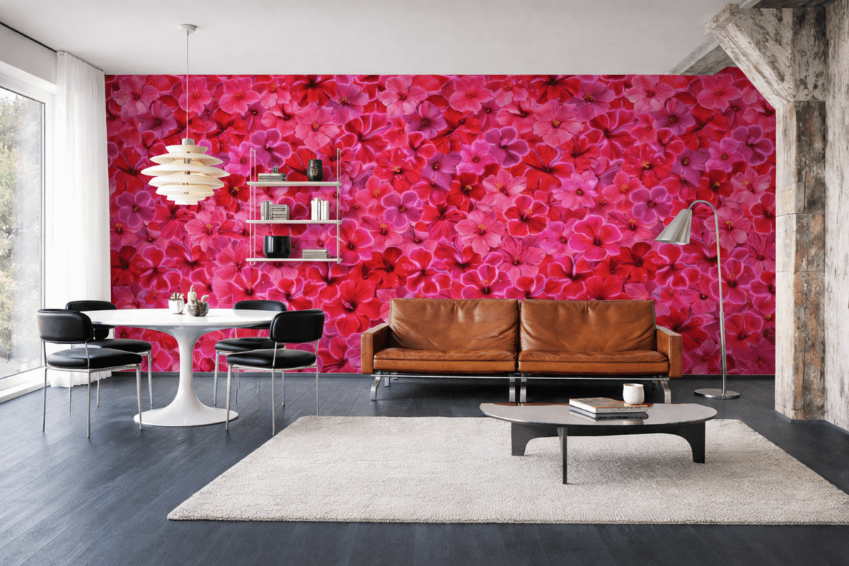 Saffron Petal Tapestry