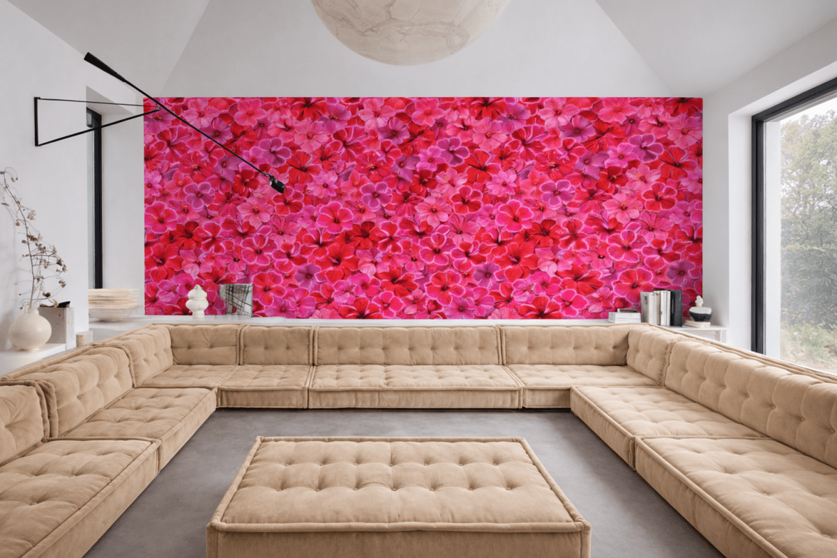 Saffron Petal Tapestry