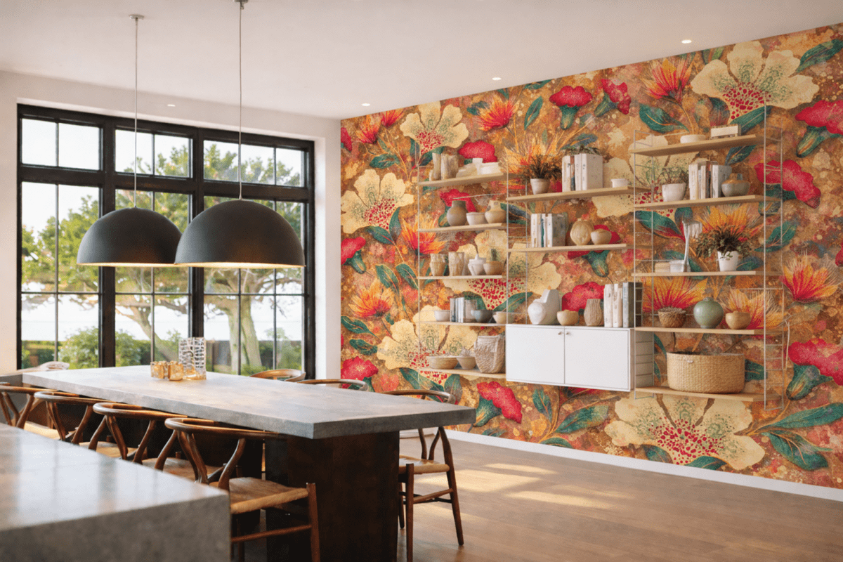 Radiant Petal Mosaic