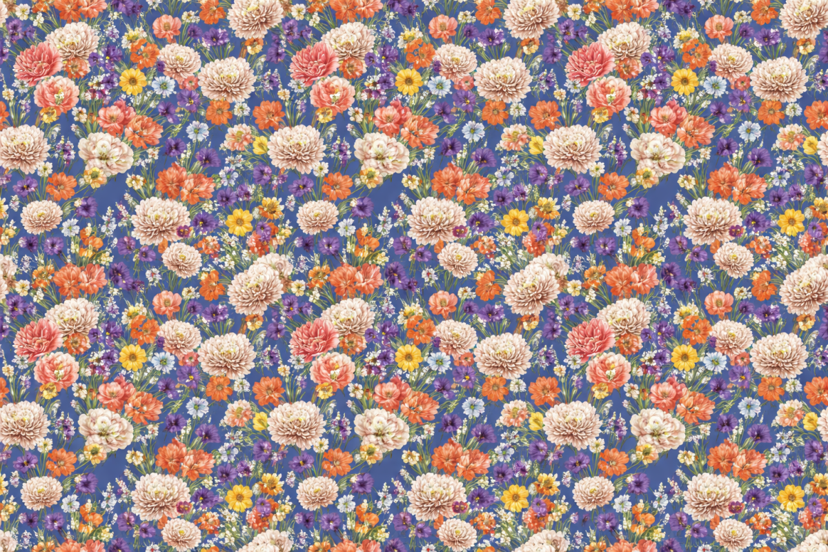 Whimsical Petal Canvas