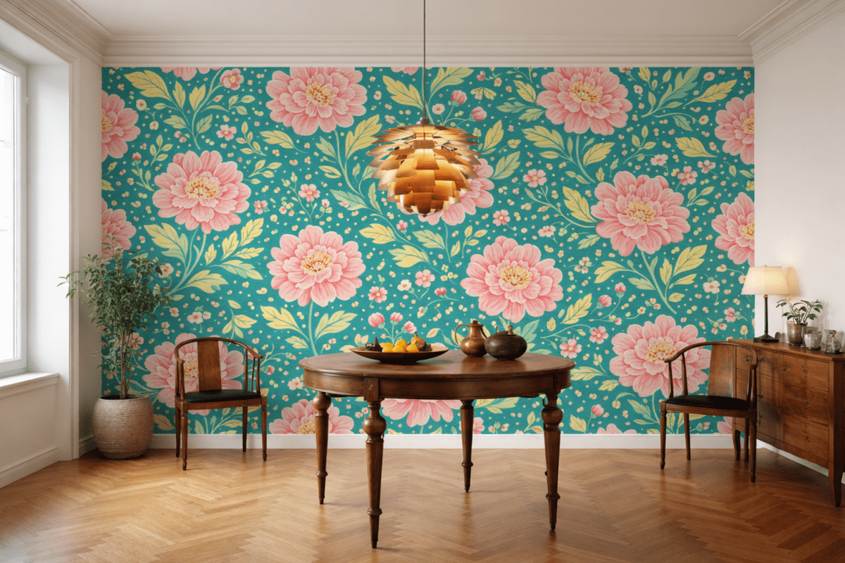Coral Petal Mosaic