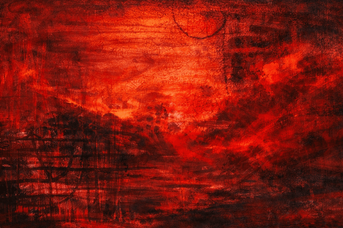 Crimson Canvas Iii
