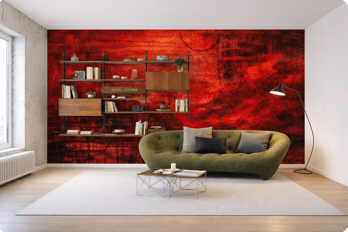 Crimson Canvas Iii