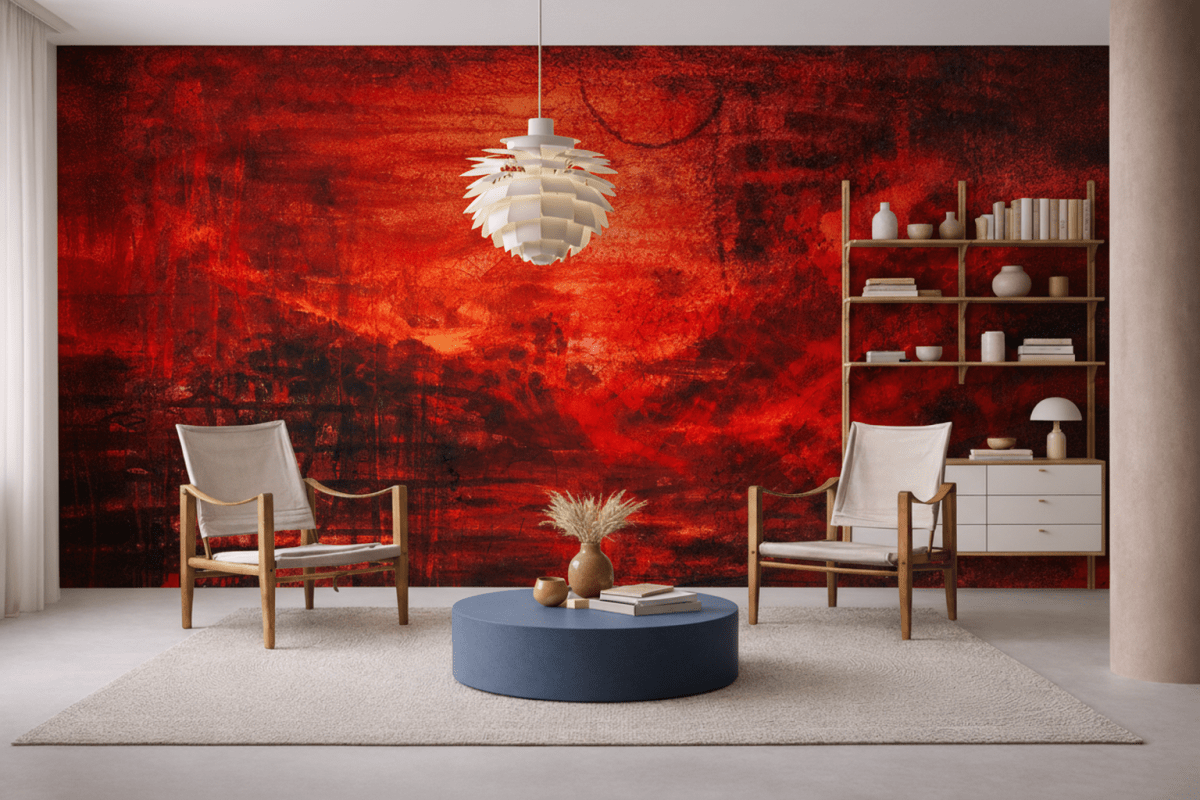 Crimson Canvas Iii
