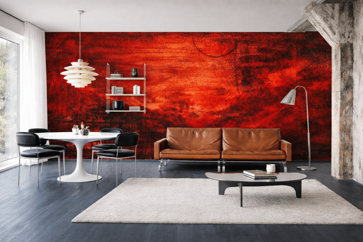 Crimson Canvas Iii