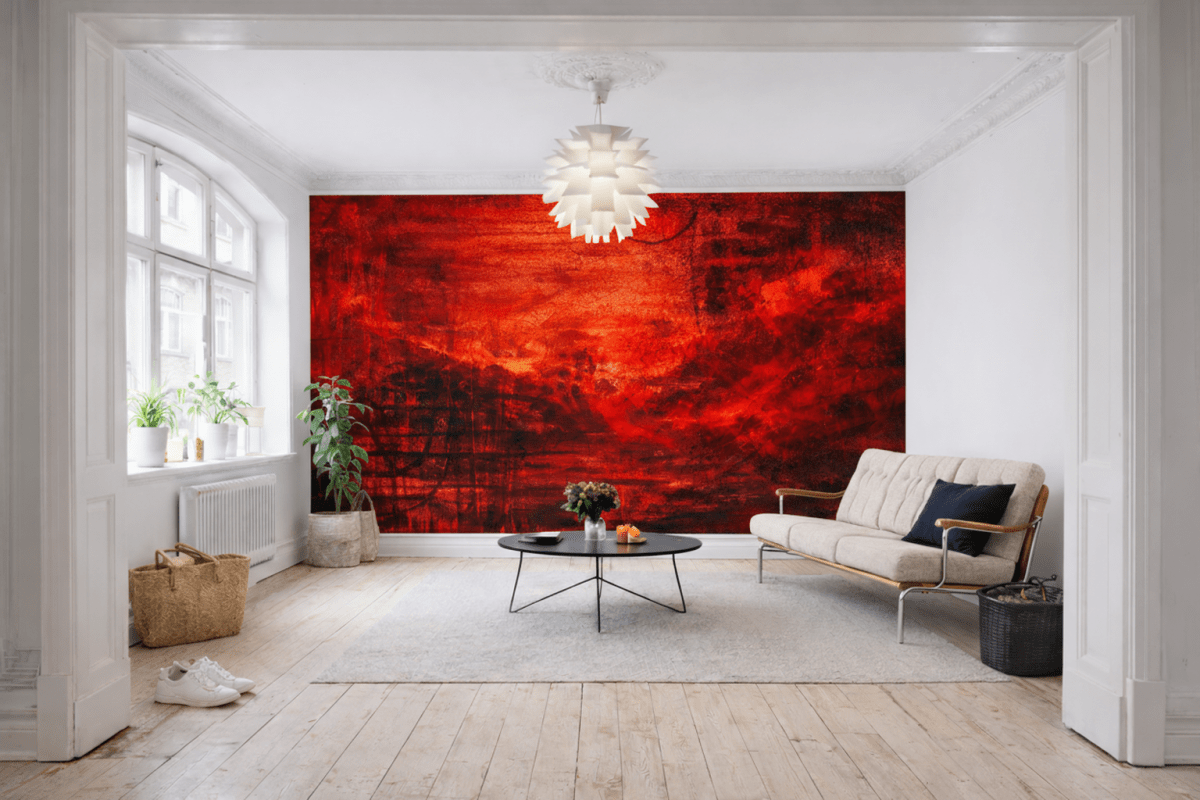 Crimson Canvas Iii