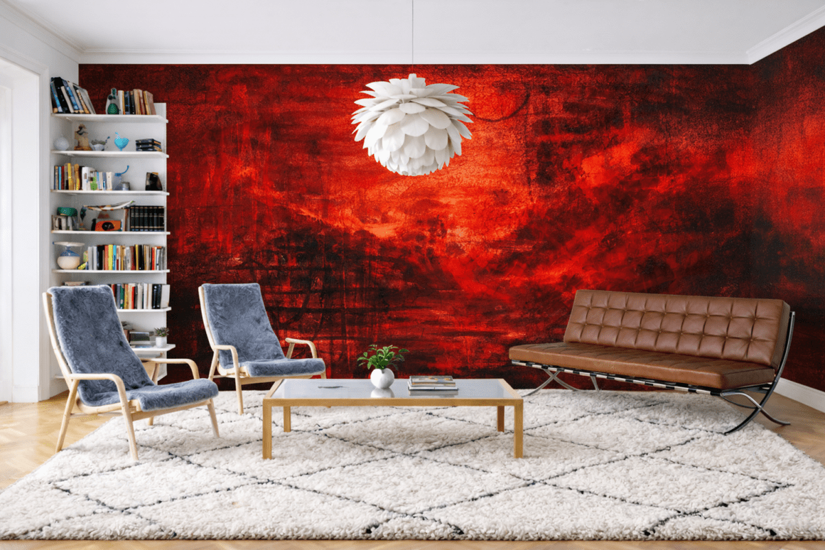 Crimson Canvas Iii