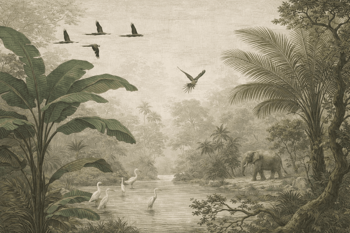 Saffron Jungle Reverie