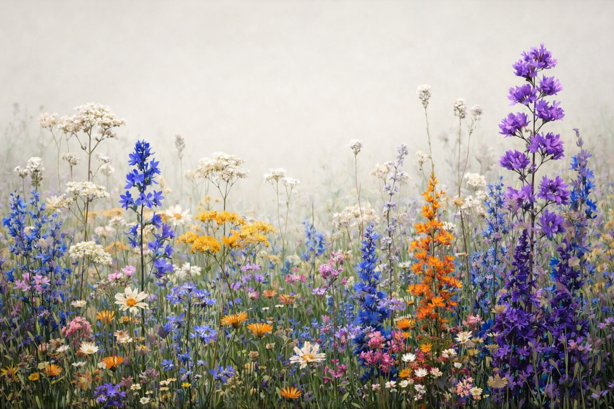 Pastel Bloomscape