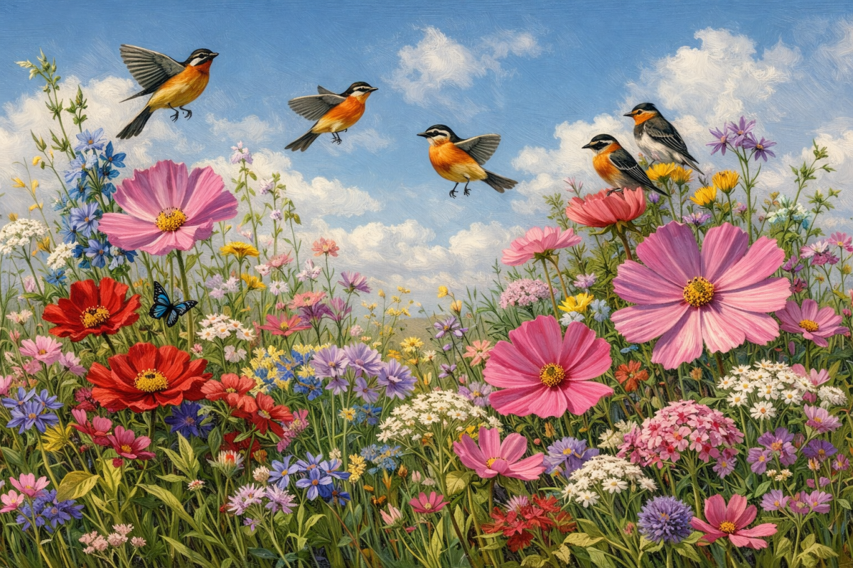 Curated Blossom Garden