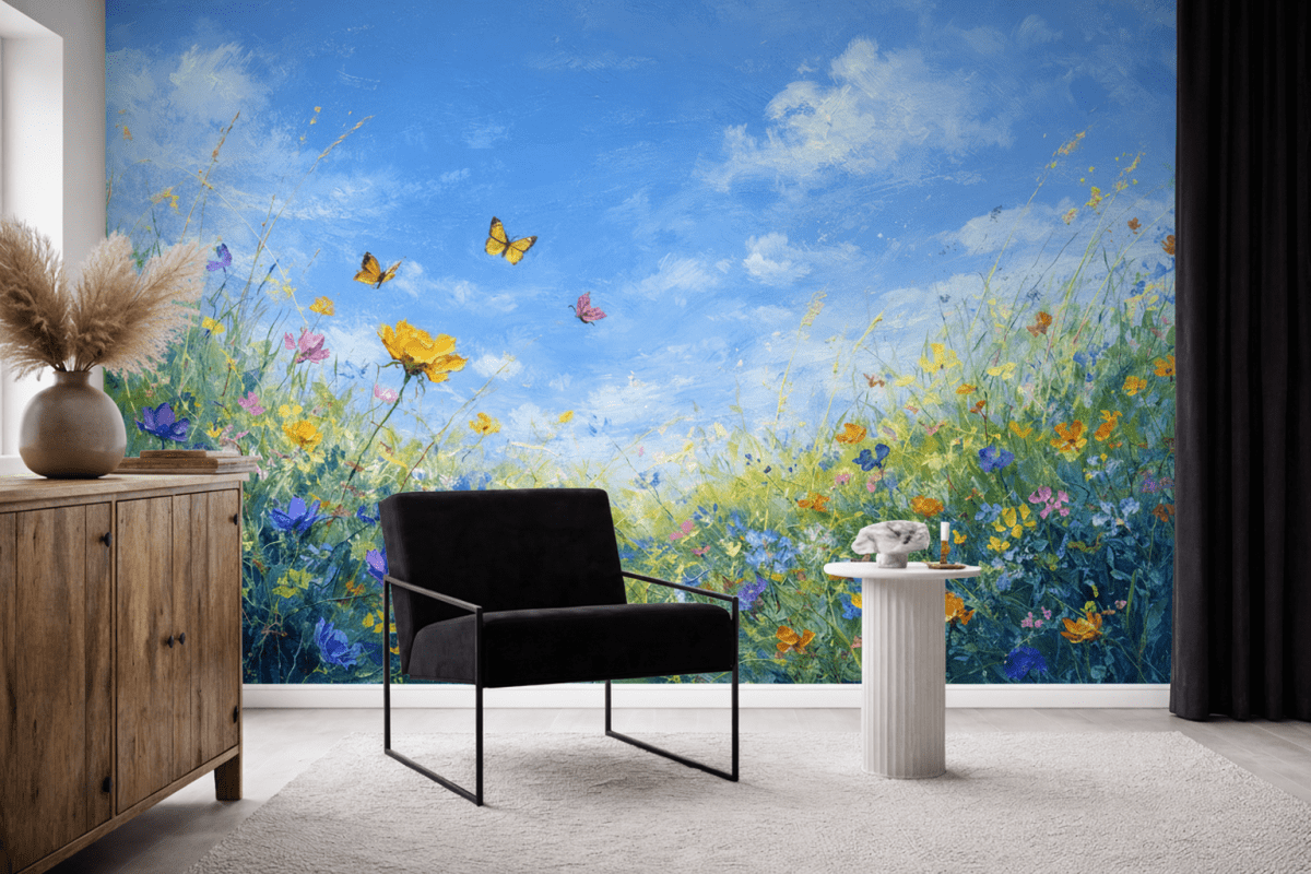 Butterfly Meadow Sky