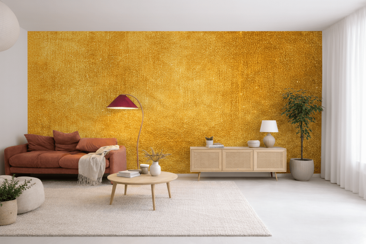 Silken Gilded Canvas