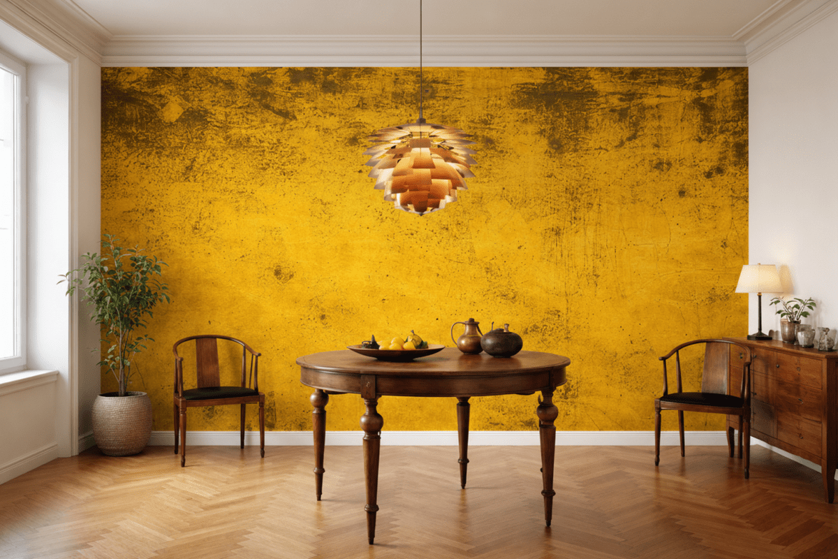 Amber Mineral Surface