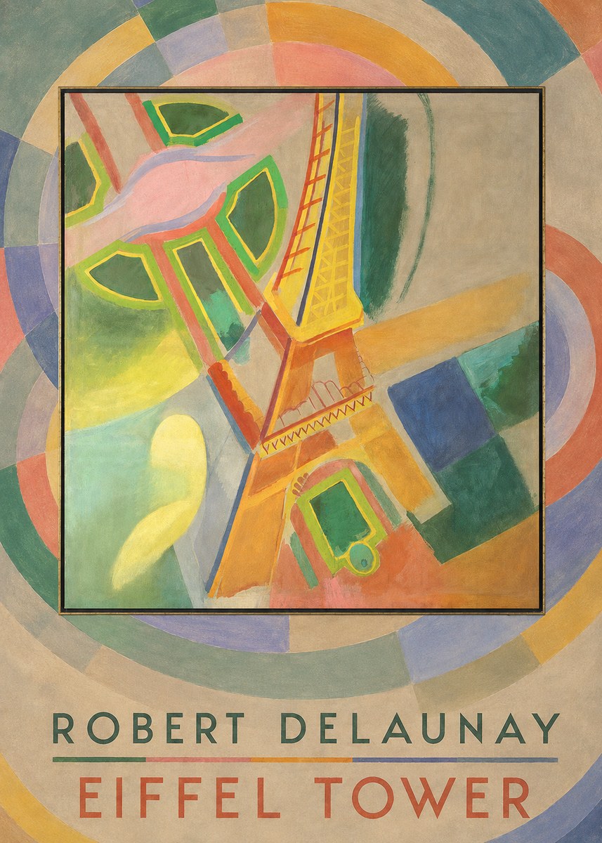 Robert Delaunay Eiffel Tower No5 - Poster