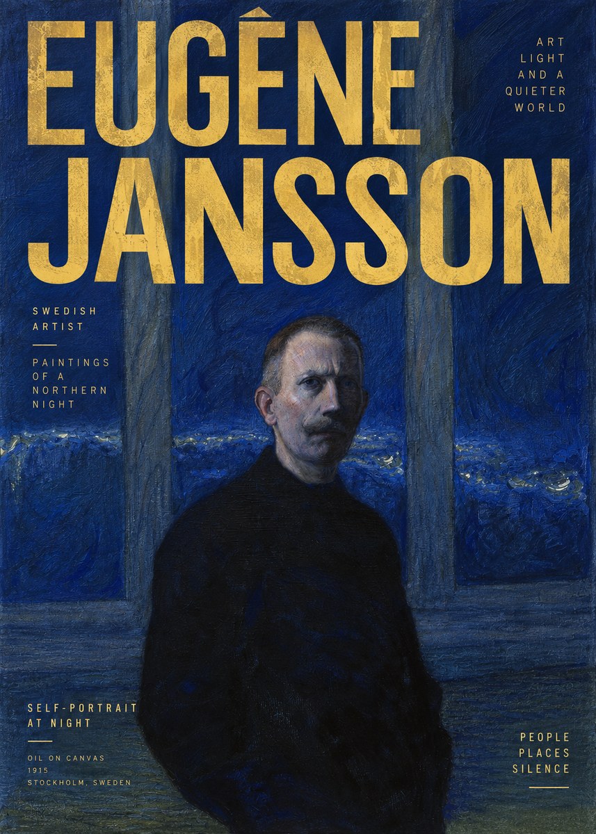 Eugène Jansson Portrait of the Artist I No6 - Poster