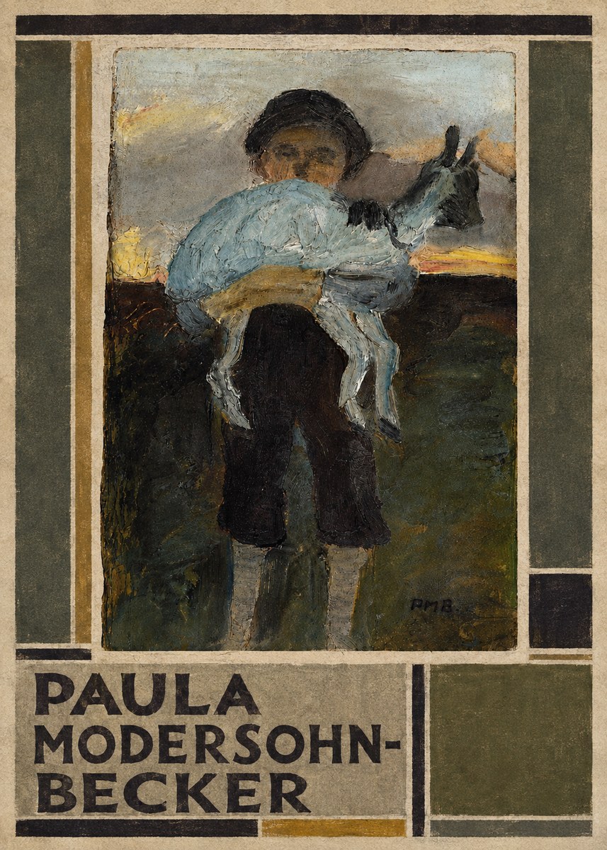 Paula Modersohn-Becker Boy with Goat No4 - Poster