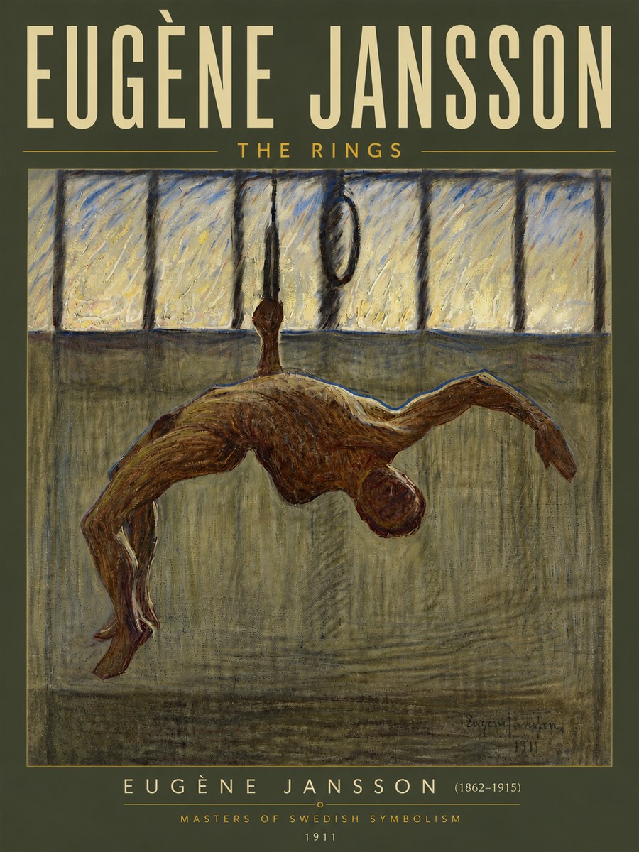 Eugène Jansson The Rings No5 - Poster