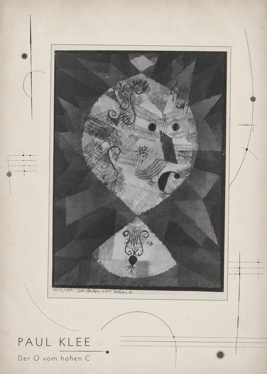 Paul Klee Der O Vom Hohen C No2 - Poster