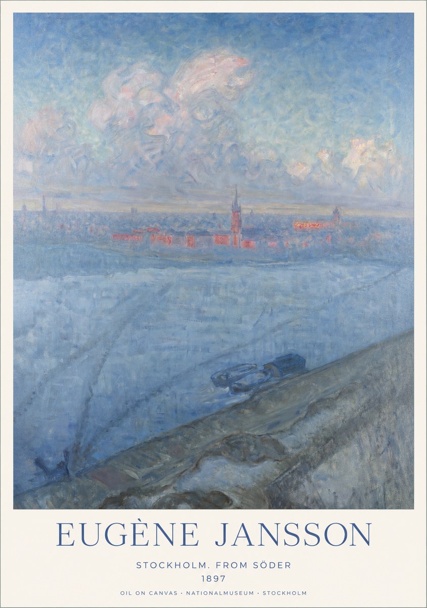 Eugène Jansson Stockholm. from Söder No1 - Poster