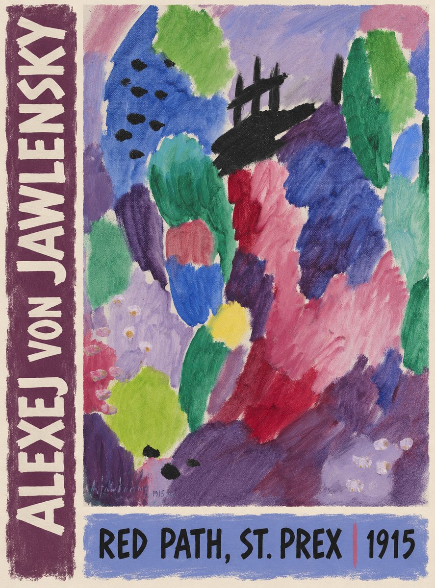 Alexej von Jawlensky Red Path, St. Prex I No3 - Poster