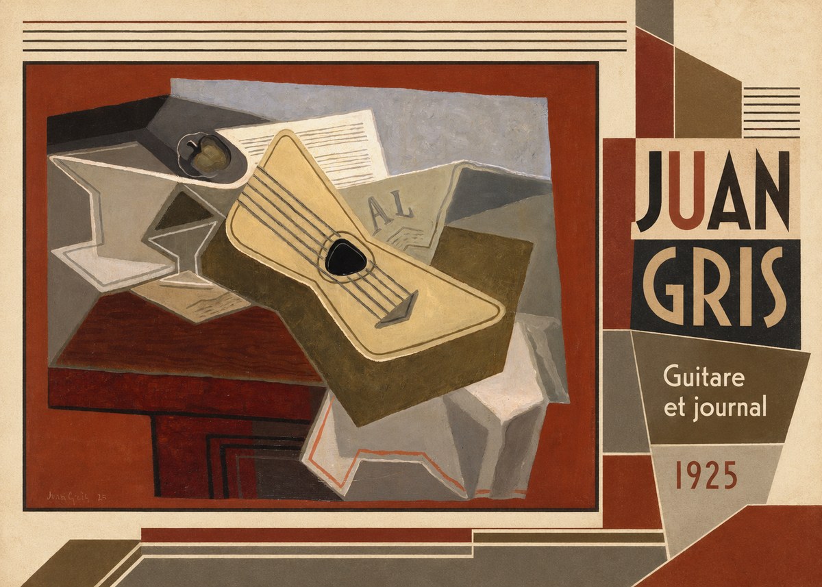 Juan Gris Guitare Et Journal No4 - Poster