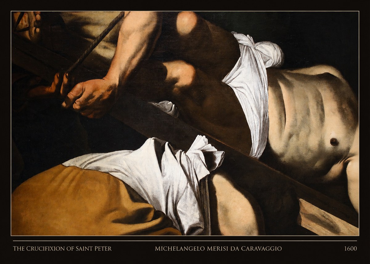 Michelangelo Merisi da Caravaggio The Crucifixion of Saint Peter I No4 - Poster