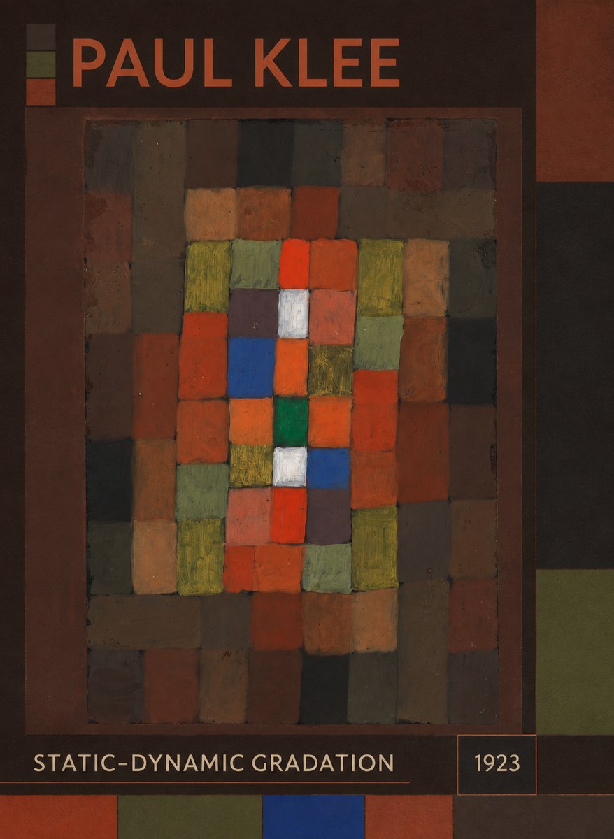 Paul Klee Static-dynamic Gradation No1 - Poster