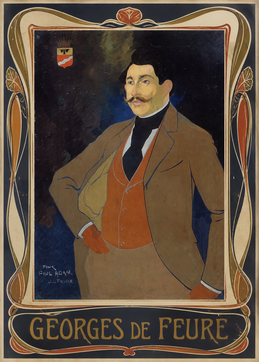 Georges de Feure Portrait De Paul Adam No2 - Poster