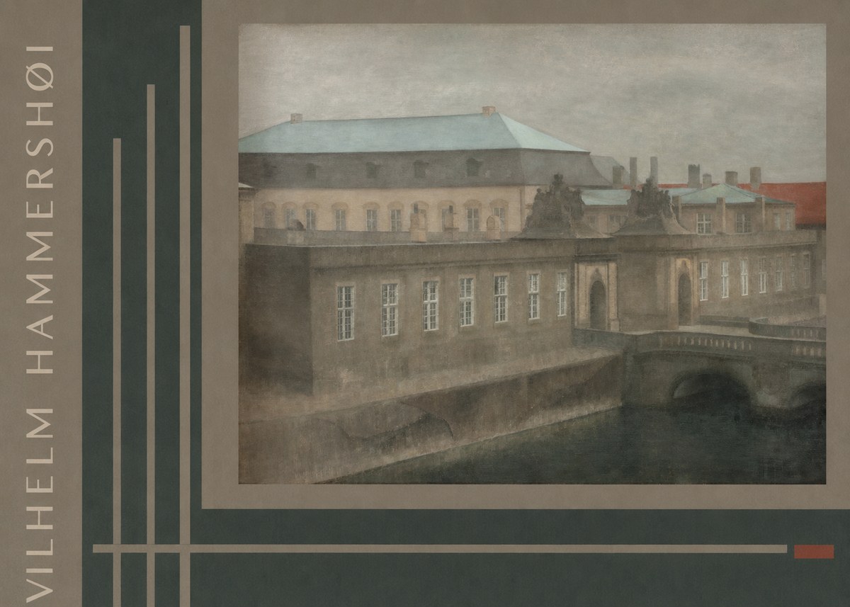 Vilhelm Hammershøi The Old Christiansborg, Late Autumn No5 - Poster